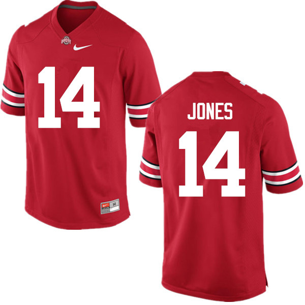 Men Ohio State Buckeyes #14 Keandre Jones College Football Jerseys Game-Red